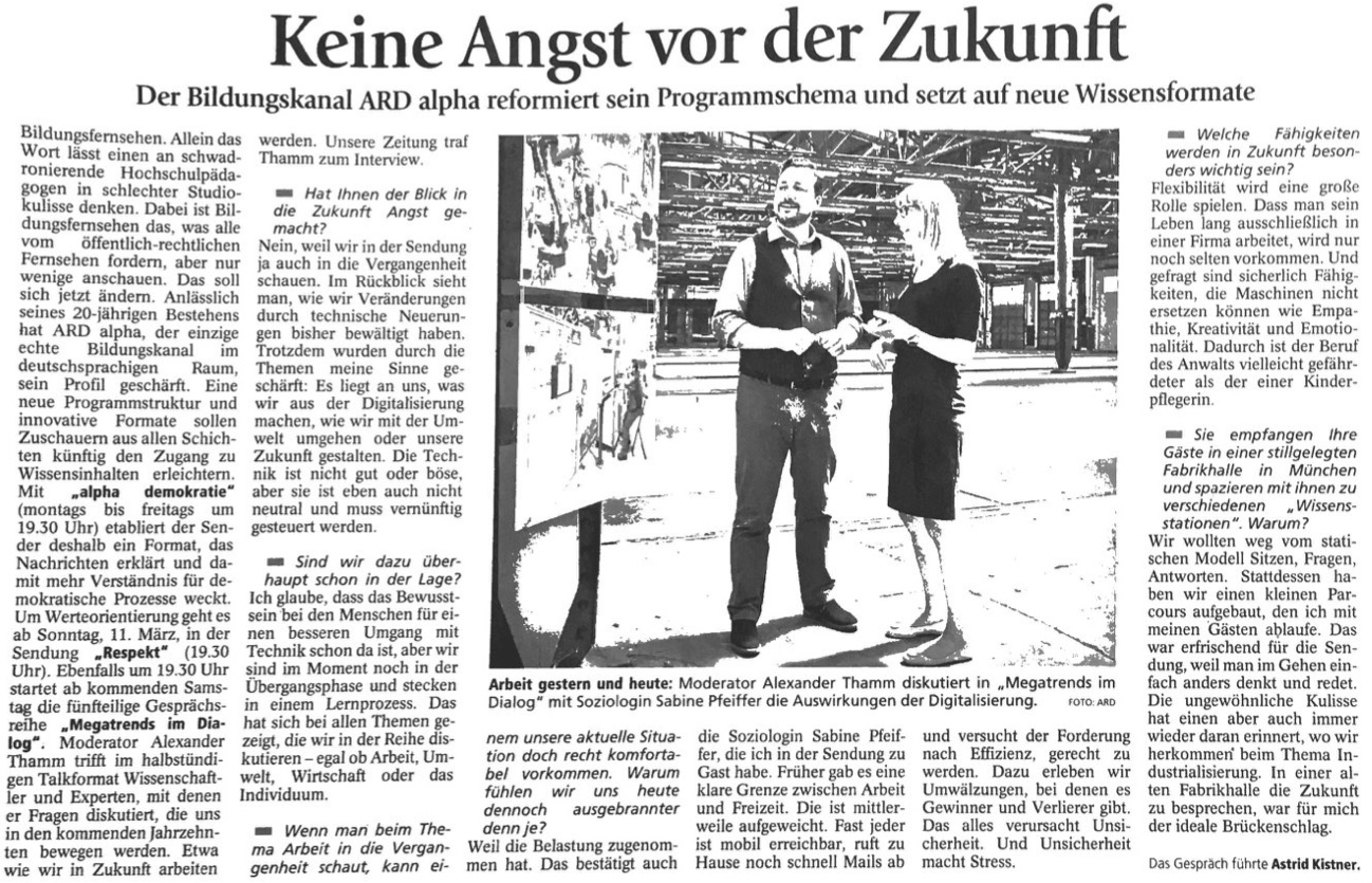 Artikel im Münchner Merkur