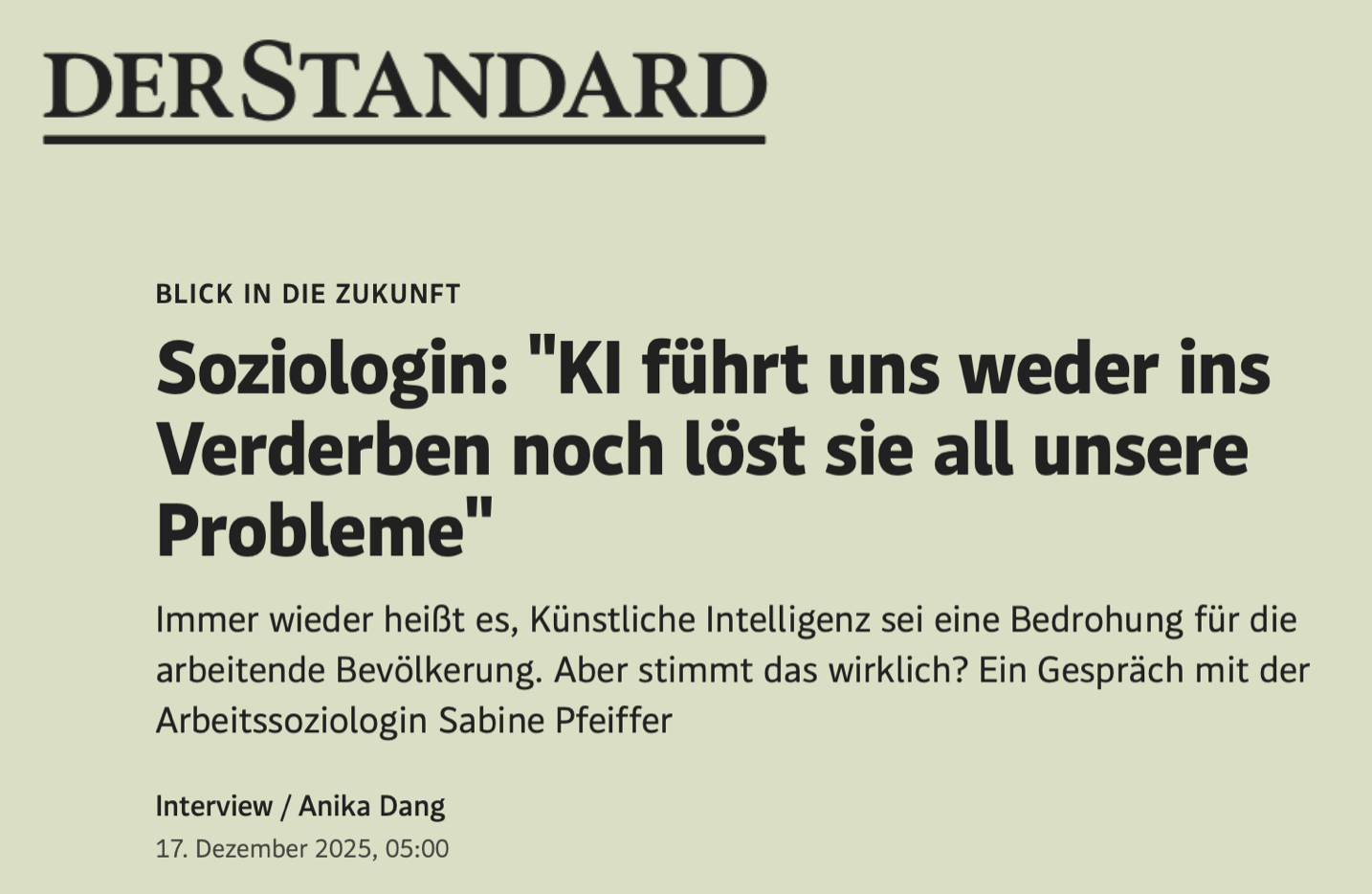 Interview in der Sendung mehr/wert des BR Fernsehens