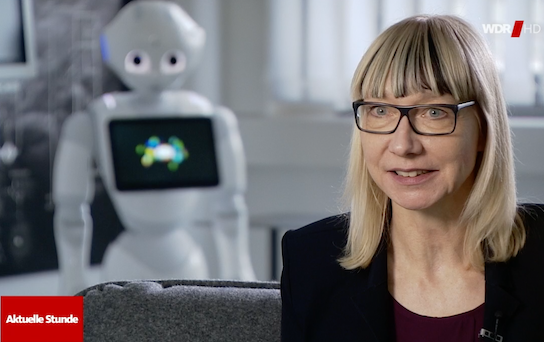 Sabine Pfeiffer in der Aktuellen Stunde