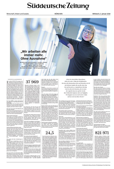 Interview mit Sabine Pfeiffer in der SZ zur Zukunft der Arbeit